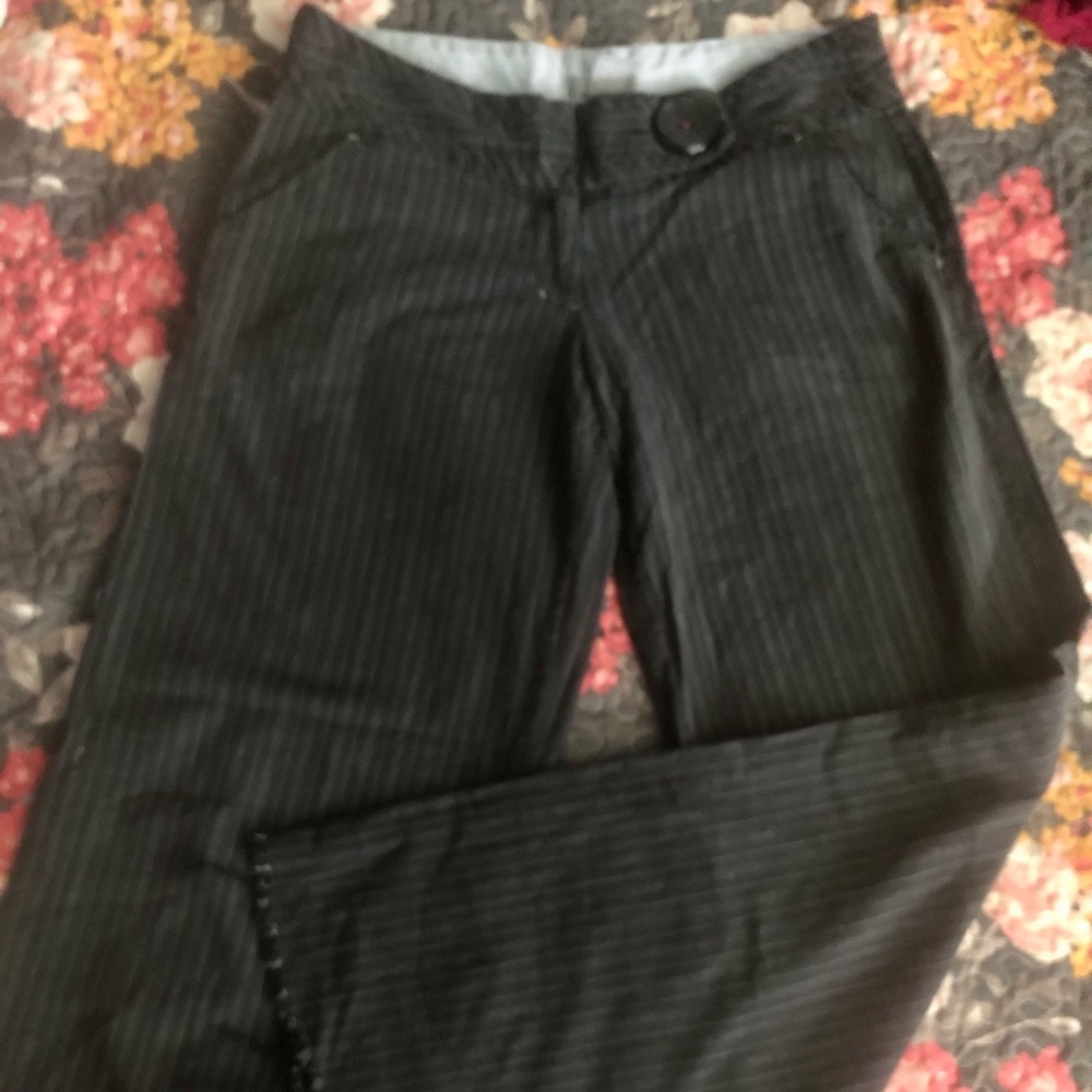 Vintage Delias wide leg low rise pin stripe 11